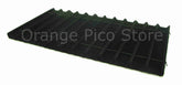 Black Velvet Slotted Bracelet Tray Liner